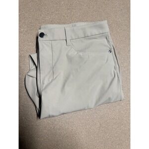 Lululemon ABC Pants Mens Sz 34 Light Khaki Slim Fit Stretch Tech 30" $120